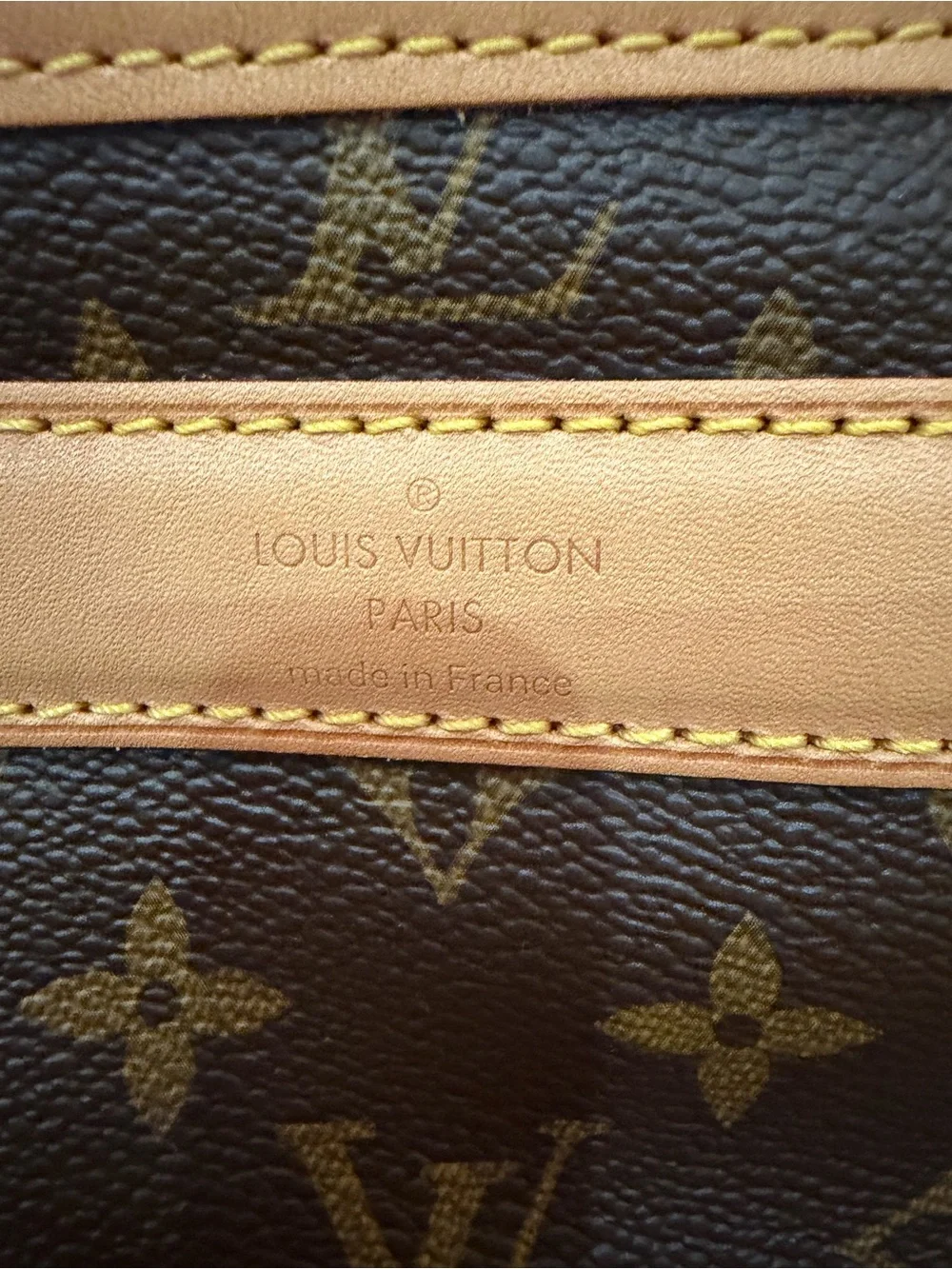 Louis Vuitton Monogram Canvas Tote with Vachetta Trim